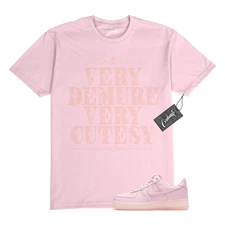 Air Force 1 Pink Foam Cobalt Tint T Shirt Match DEM