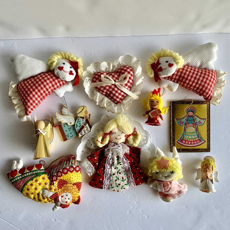 Collection of "Angel" Christmas Ornaments and Decorations