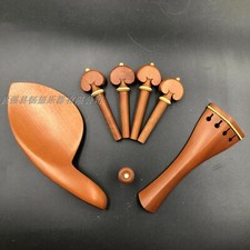 5 set high quality jujube wood violin fittings 4/4, Violin Parts Accessories