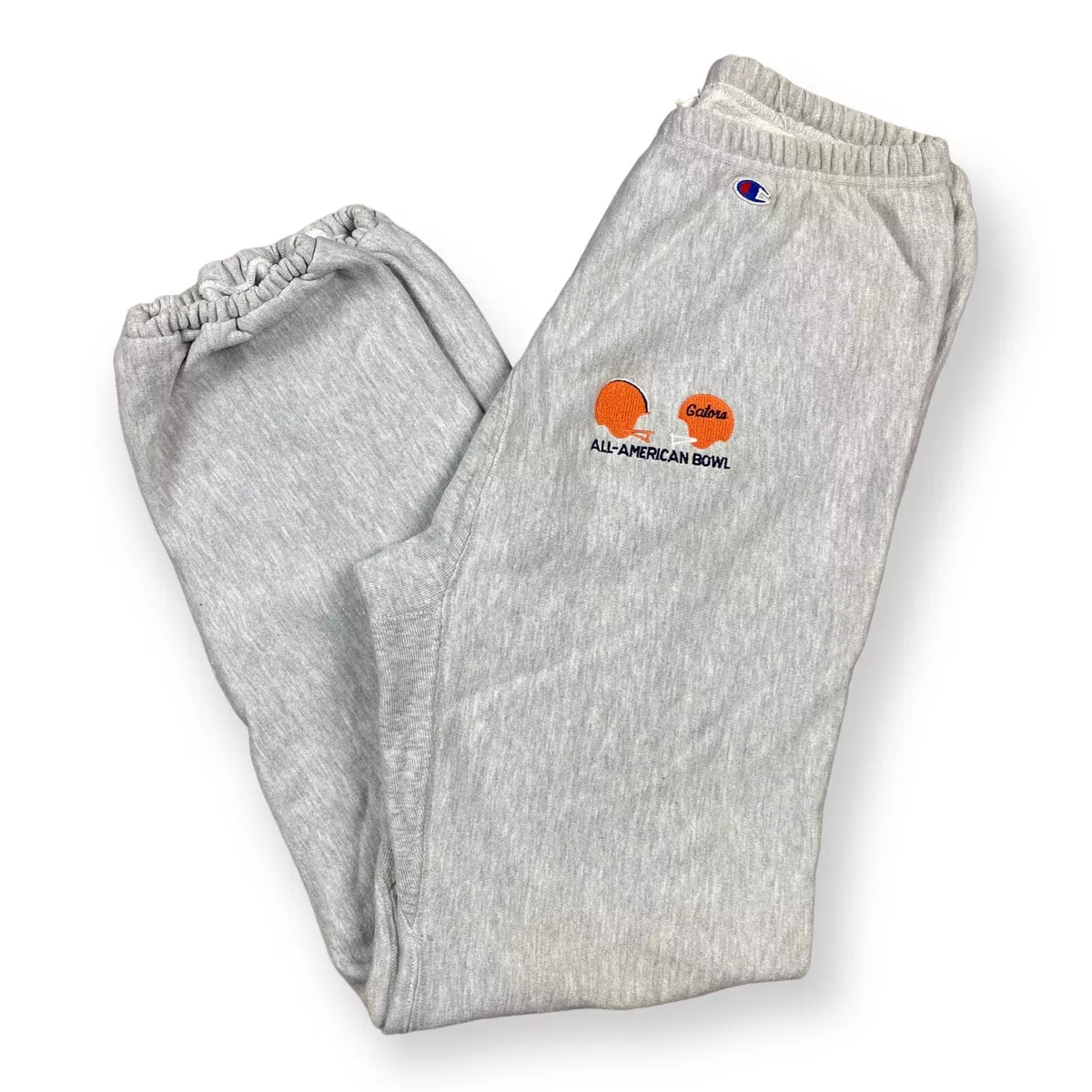 Vtg 80s Champion Reverse Weave Warmup Sweat pants XXL Gray Gators