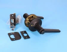 Delaney Privacy Lever BP502TP-TA-US19 Keyless Lock Black