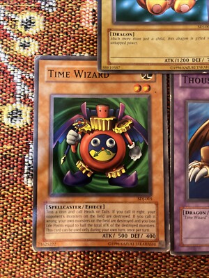 Yugioh Thousand Dragon + Time Wizard + Baby Dragon - Set | eBay