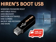 Hiren’s BOOT 2025 USB Flash Drive Password Reset Partition More