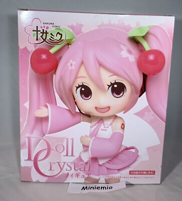 Sakura Miku Figure Hatsune Miku Crystal Doll Chibi Figure