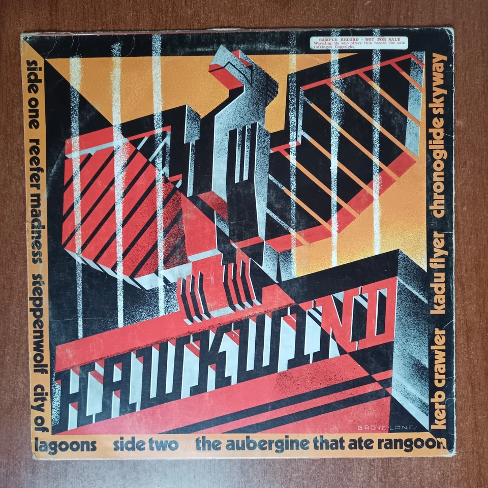 Hawkwind – Astounding Sounds, Amazing Music [1976] Vinyl LP Krautrock Space Rock - Image 2 of 4