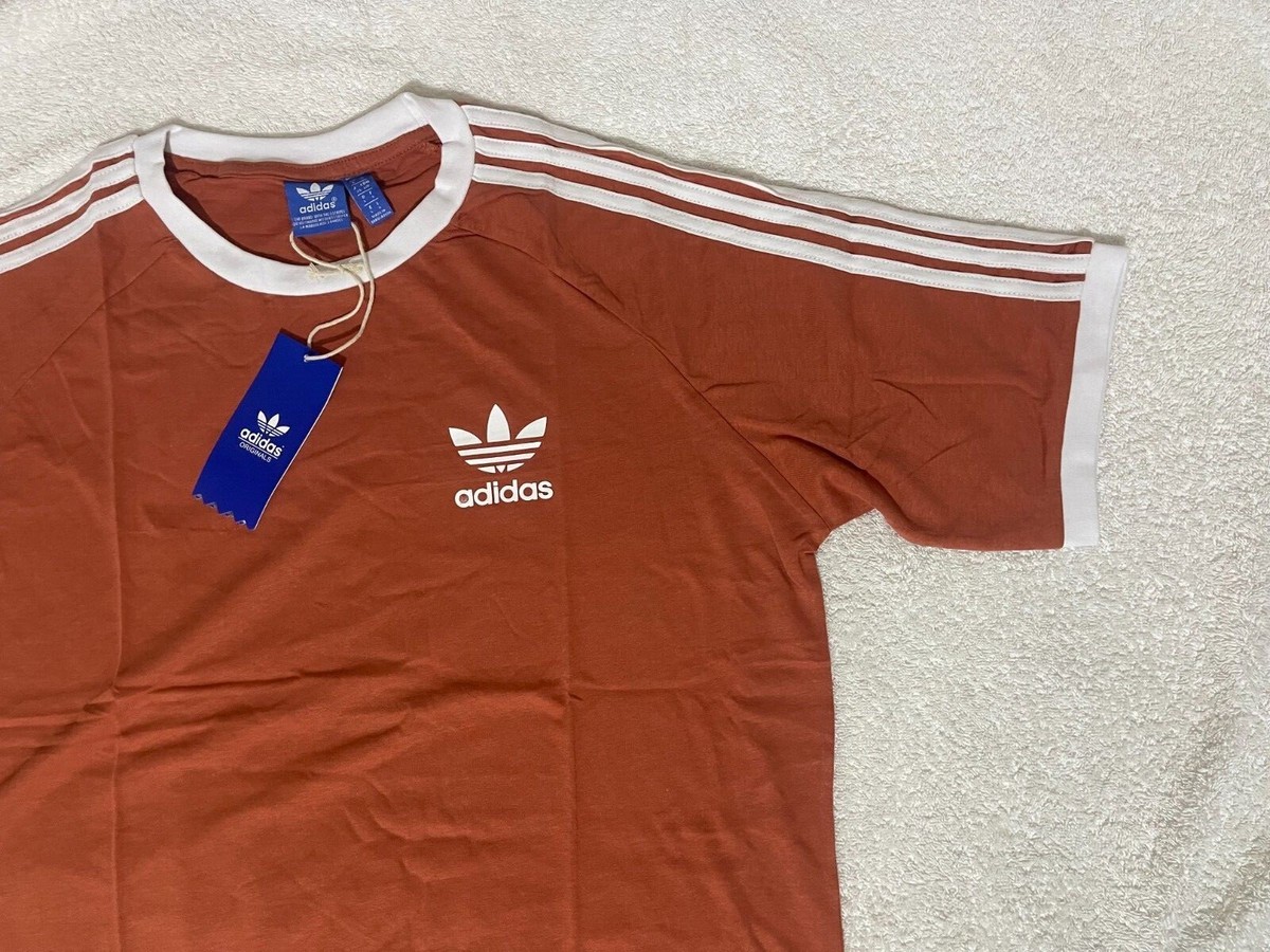 MEN'S ADIDAS ORIGINALS TEE SHORT SLEEVE CREW NECK THREE MEN'S ADIDAS ORIGINALS TEE SHORT SLEEVE CREW NECK THREE