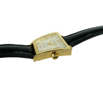 CORUM TRAPEZ 18k Gold Damenuhr Quarz Trapeze Lady Damen 750 Gelbgold