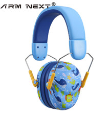 Anti-noise Earmuffs Child Ear Protector Hearing Sleeping Headphones Blue