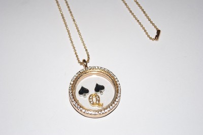 Spade Locket Queen Of Spade Memory Locket Necklace Charms QOS BBC Lover Interracial ...