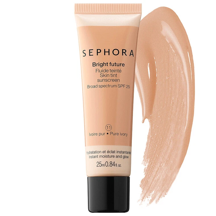 SEPHORA Bright Future Skin Tint PURE IVORY Full Size 0.84oz Sealed READ DETAILS! - Image 2 of 4