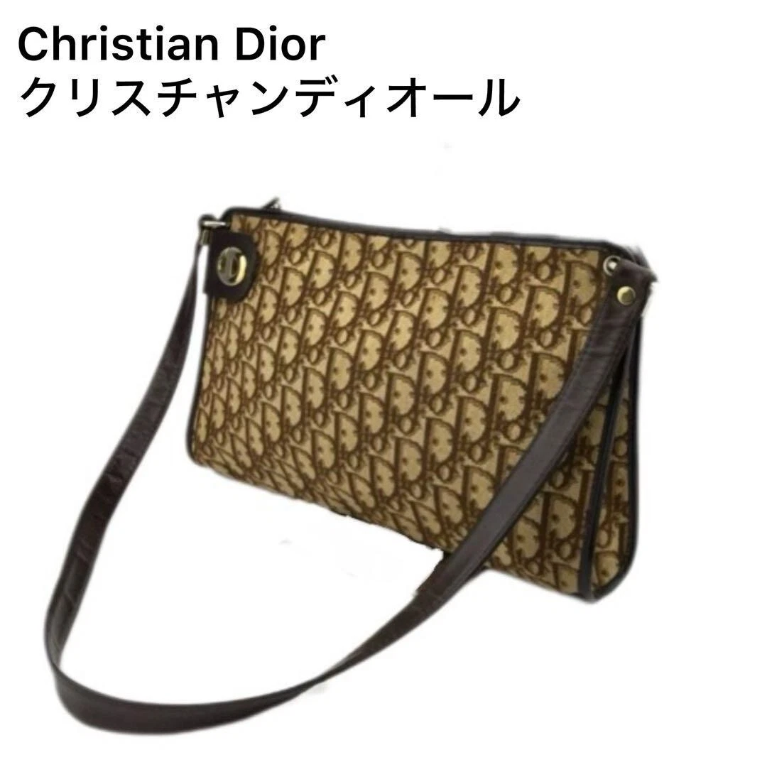 Christian Dior Sac à bandoulière trotteur marron femme C 241119 30