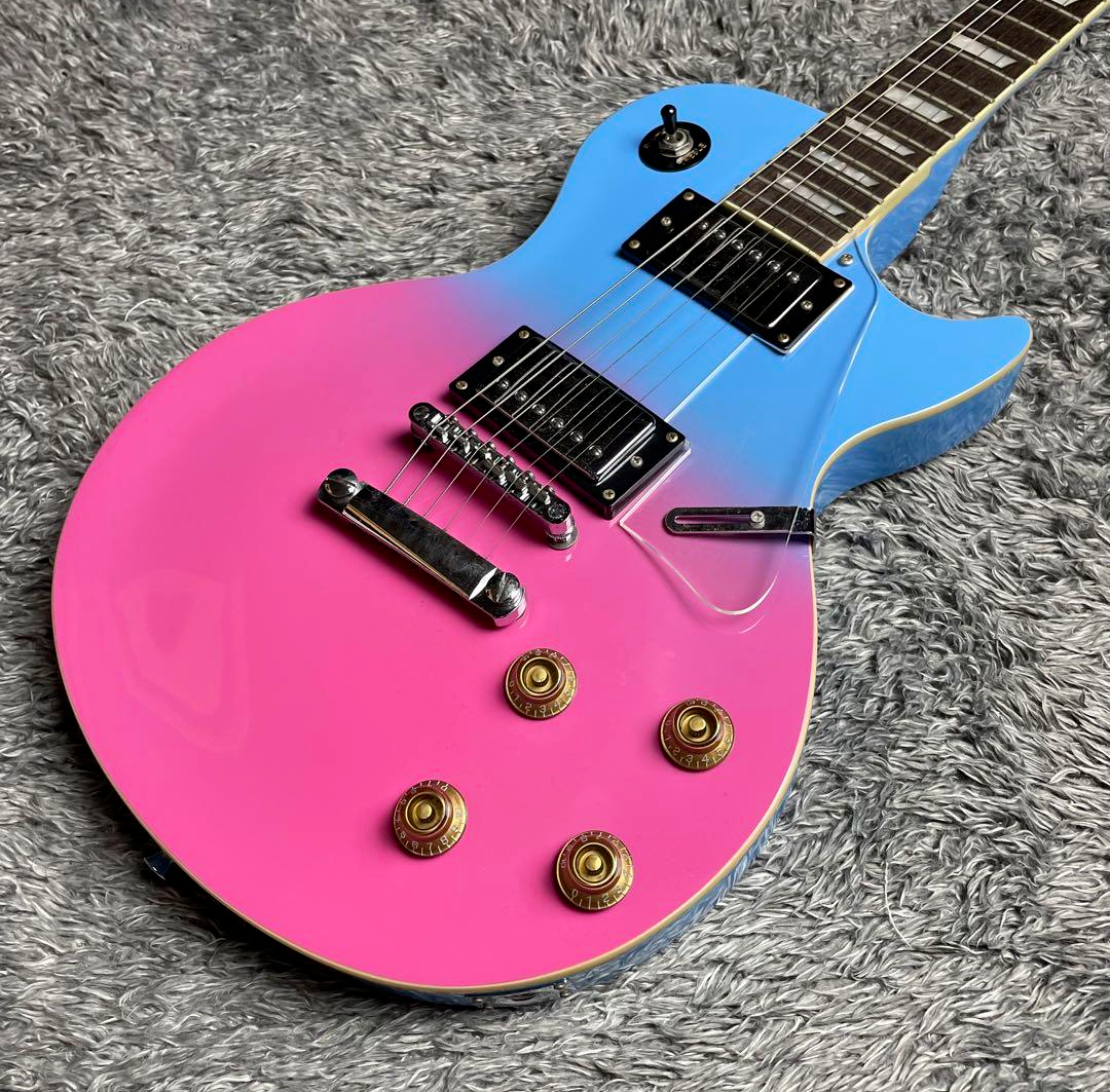 ギター Sylpheed LP type Sylpheed Les Paul Type Skyblue & Pink Used Electric Guitar F