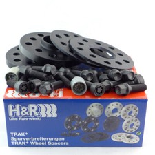 H&R Spurverbreiterung VA+HA ABE für Audi Seat Skoda VW 10/20mm schwarz