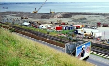 Photo 6x4 Rebuilding Rosslare harbour Ballygerry The rebuilding of Rossla c1992