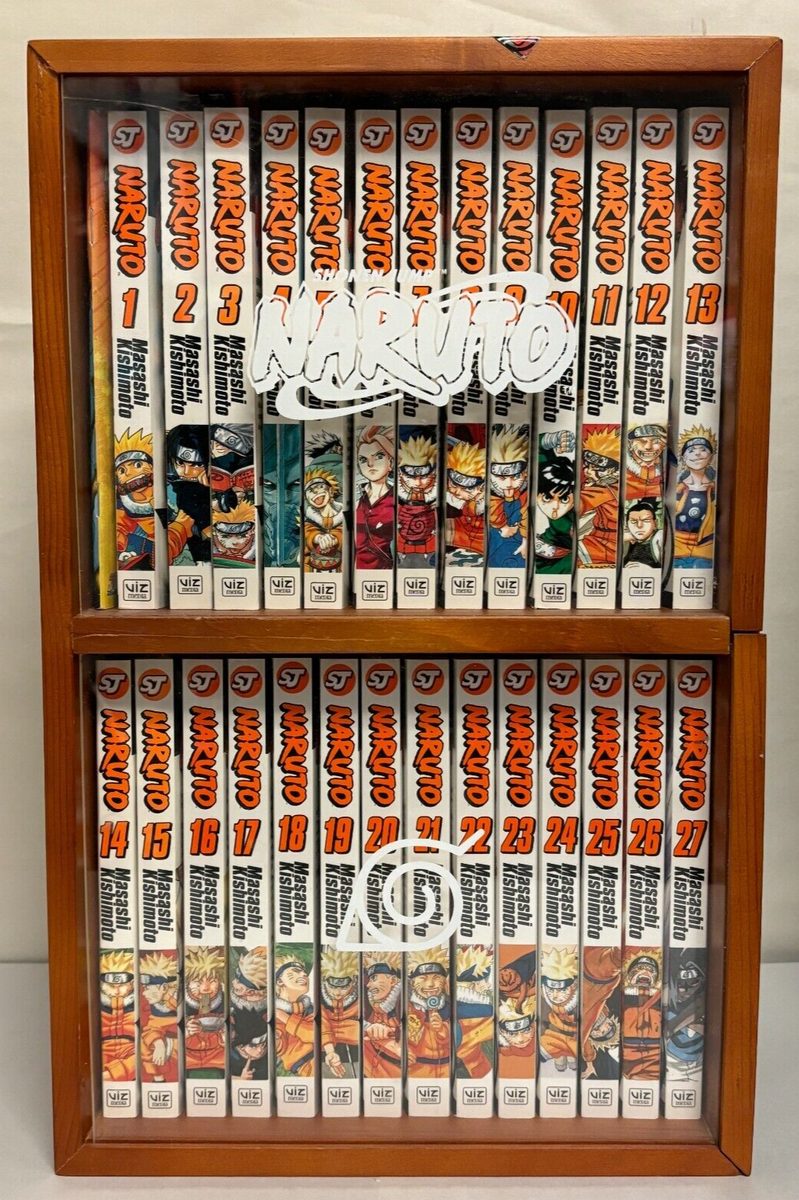 Naruto Manga Shadow Box - Volumes 1 - 27 - #377 of 5000 | eBay