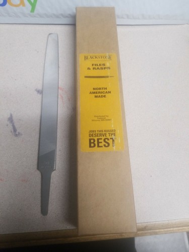 Blackstone 8 Flat Bastard File Flat Dbl Cut Industrial File Lot Of 12 Ebay