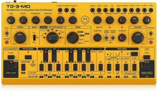 Behringer TD-3-MO-SR Analog Bass Line Synthesizer Silver Modded