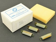 4 TRW Cable Female D-Sub Plug Assembly - DB25S, Gold Pins, Cinch 11.29500-04