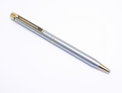 Sheaffer Targa Steel & Gold Trim Ballpoint Pen | eBay