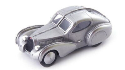 Modellauto Maßstab 1:43 Autocult BUGATTI TYPE 68 COUPE 1945 SILBER Modellbau