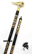 Vintage Solid Wooden Walking Cane Handmade Carved Walking Stick For Men Women