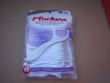 Plackers Gentleslide Dental Flossers Cool Mint 90 Count NEW OLD STOCK PKGS VARIE