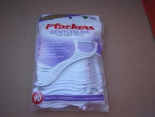 Plackers Gentleslide Dental Flossers Cool Mint 90 Count NEW OLD STOCK PKGS VARIE