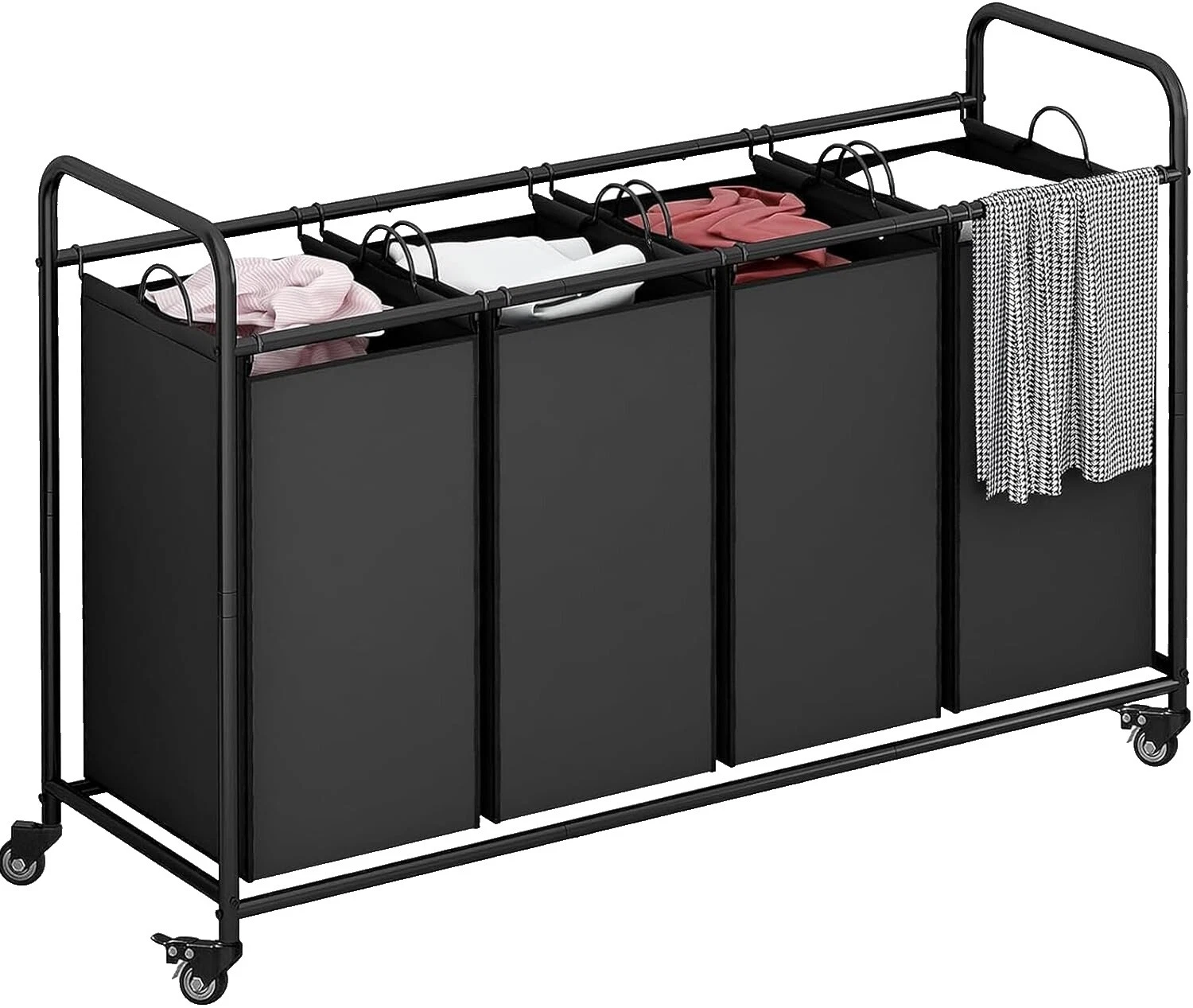 Black Laundry Carts & Hampers
