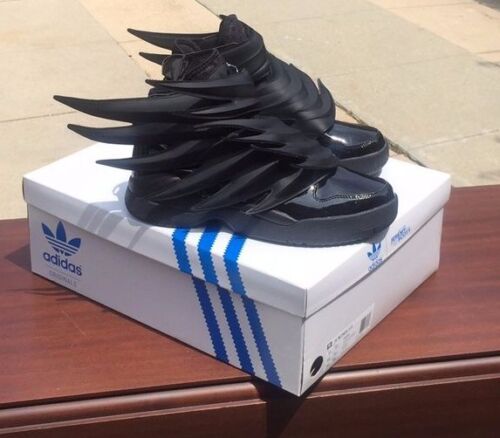 crisis Daisy Damn it Adidas Originals ObyO Jeremy Scott Wings 3.0 BLACK Dark Knight Batman Sneakers | eBay crisis Daisy Damn it Adidas Originals ObyO Jeremy Scott Wings 3.0 BLACK Dark Knight Batman Sneakers | eBay