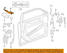 CHRYSLER OEM 11-23 300 Front Door Lock Hardware-Handle, Outside 1RH64GW7AH