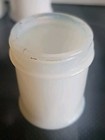 LOT of 3 Antique Vintage Milk Glass Jars. Mentholatum, Dr.Scholl's,& Musterole  — photo 3
