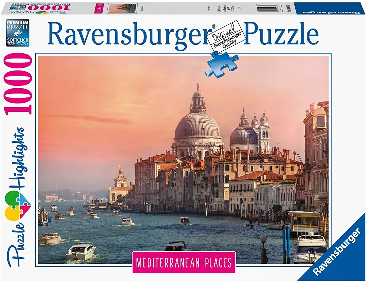 RAVENSBURGER PUZZLE 1000 PEZZI MEDITERRANEAN PLACES ITALY 70X50 CM ART  14976