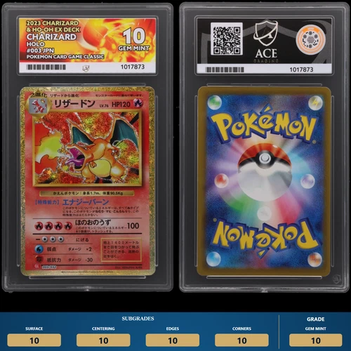 Charizard Holo 003/032 ACE 10 - 2023 Japanese Pokemon Card Game Classic
