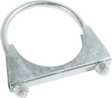 Heavy Duty U-Bolt Muffler Exhaust Clamp and Hanger, 1.75" 2" 2 Size: 2.75 Inch