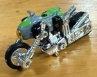 Cy-Kill 100% Complete GREEN & BLACK Variant Gobots Bandai Tonka 1985 Vintage
