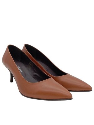 ALBA MODA Spitz-Pumps Damen Pumps Gr. DE 41 braun klassischer Stil