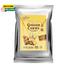 Prince of Peace Original Ginger Chews, 1 Lb. – Candied Ginger – Candy Pack – Gin