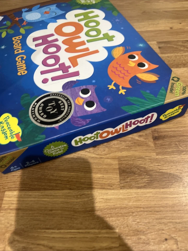 Hoot Owl Hoot by Peaceable Kingdom, A Co-operative Board Game for kids age 4+ - Image 4 of 4