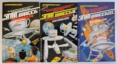 Star Wreck-3 book lot:The Generation Gap,II Attack Of Jargonites,III Time Warped