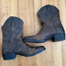 Kids/Youth Size 4 ARIAT 4LR 10001825 Brown Leather Upper Western Cowboy Boots