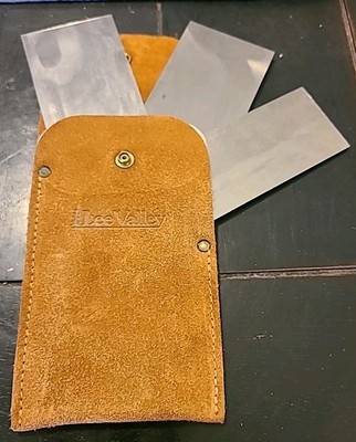 lee valley veritas tools Leather  Scraper &  Pouch