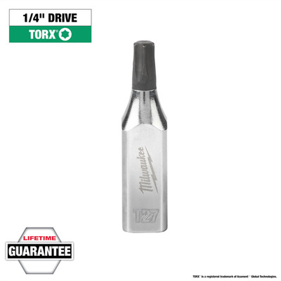 Milwaukee 45-34-1005 Milwaukee Tool 1/4'' Drive T27 TORX Bit Socket