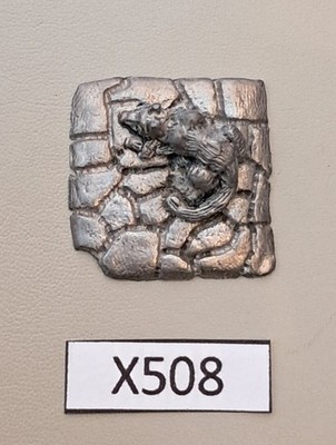 Pre-Slotta Dungeon Floor Tile with Rat Unbranded - Metal (X508)