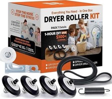 For LG Dryer Roller Kit 4581EL2002L Lg Dryer Drum Roller Kit Idler Pulley 458...