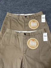Lot of 2 Dockers Game Day Khakis Slim Tapered Pants LSU Tigers Frat 31x30 NWT