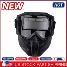 True Color Auto Darkening Welding Glasses Flame Resistant Welding Masksddm Black