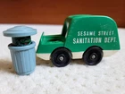 VTG Fisher Price Little People Sesame Street OSCAR THE GROUCH & GARBAGE TRUCK