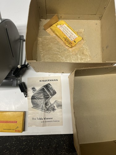 Kindermann Der Tischbetrachter Vintage Diabetrachter mit Dias - Bild 4 von 7