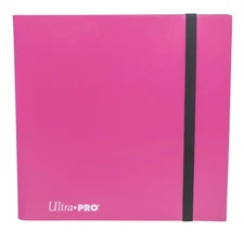Ultra PRO - Eclipse 12-Pocket Hot Pink PRO-Binder for 480 Cards Standard Size Ca