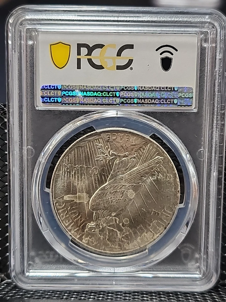 1925 PEACE DOLLAR PCGS-MS-63 - Image 2 of 3